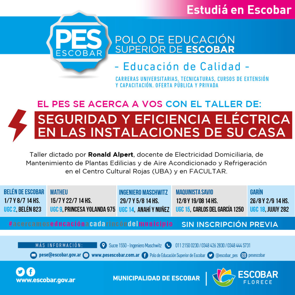 Pes se acerca a vos Seguridad electrica