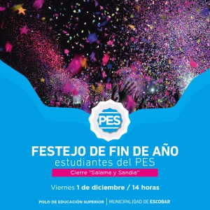 Festejo de fin de año "estudiantes del PES"